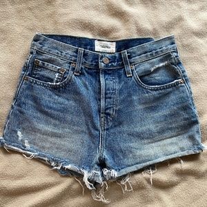 Aritzia Castings Denim Shorts